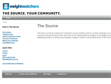 Tablet Screenshot of leaders.weightwatchers.com.au
