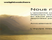 Tablet Screenshot of community.weightwatchers.fr